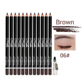 12 Colors Eye Makeup set Eyeliner Pencil Waterproof Beauty Eyes Liner