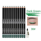 12 Colors Eye Makeup set Eyeliner Pencil Waterproof Beauty Eyes Liner