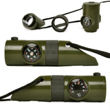 7 in 1 LED Light Survival Whistle Free + Shipping