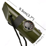 7 in 1 LED Light Survival Whistle Free + Shipping