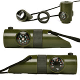 7 in 1 LED Light Survival Whistle